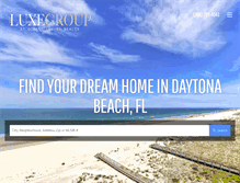 Tablet Screenshot of daytonaluxuryrealestate.com